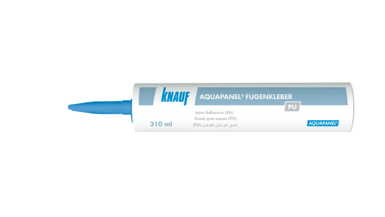 Weiße Kartusche, blauer Deckel, 310 ml.